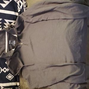 Sz. XL 1/4 sip lightweight pullover knit top